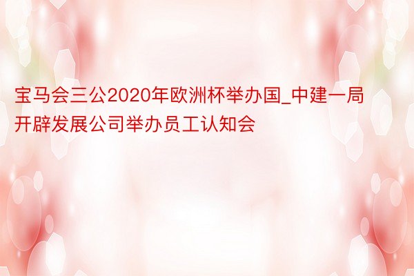 宝马会三公2020年欧洲杯举办国_中建一局开辟发展公司举办员工认知会